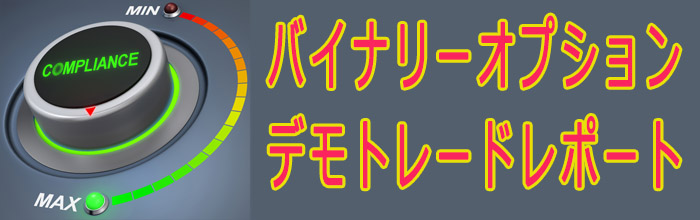 バイナリーオプションデモトレードレポート
